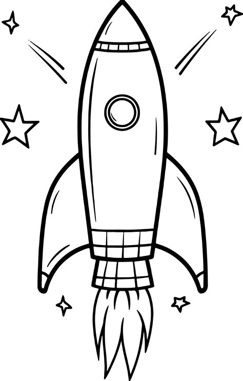 Rocketships Coloring Pages