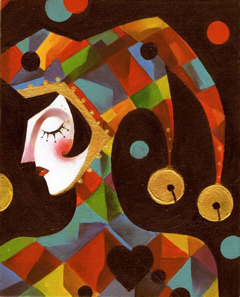 The fool | Clown paintings, Cubist art, Carnival art