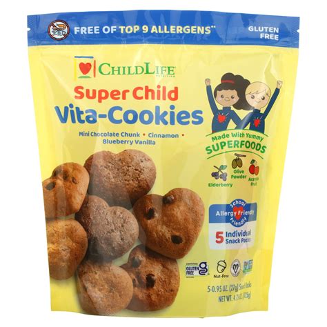 ChildLife Essentials, SuperChild Vita-Cookies - Healthy Cookies for ...