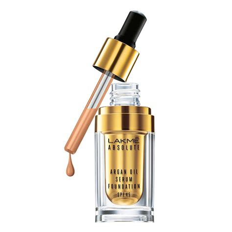 Lakme Absolute Argan Oil Serum with SPF 45 Foundation (Ivory Cream, 15 ...