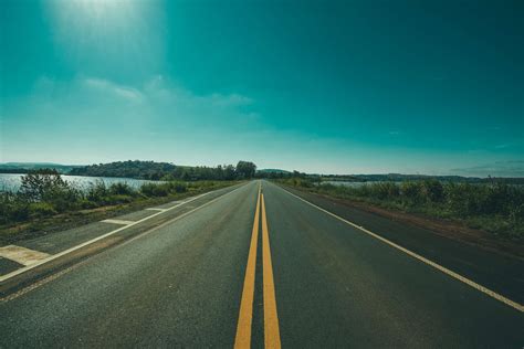 2730x1506 / asphalt, daylight, grass, highway, landscape, mountains, nature, outdoors, road ...