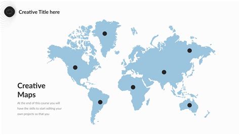 a world map with pins on it and the words creative maps written in different languages