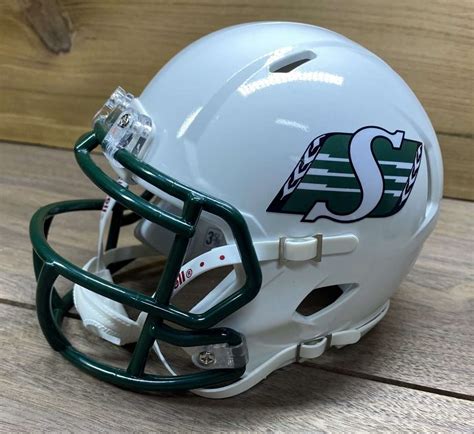 Saskatchewan RoughRiders CFL Riddell Speed Mini Football Helmet - 417 Helmets