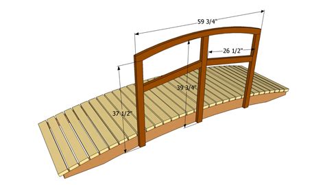 Garden bridge rail plans | MyOutdoorPlans