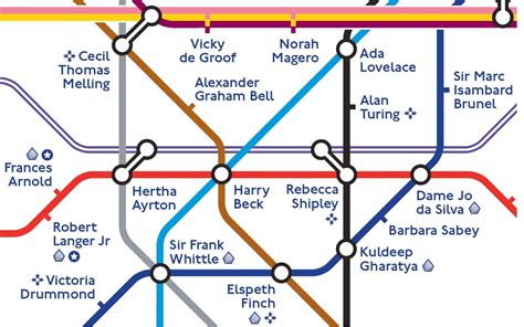 A new tube map celebrates the engineers who built London