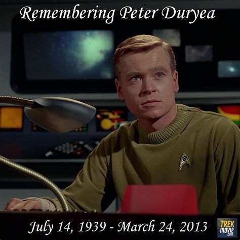 TrekMovie.com’s Instagram photo: “On his birthday, remembering Peter Duryea, who played Lt. José ...