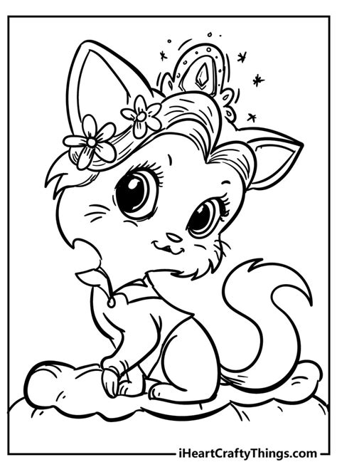 Free Kitty Cat Coloring Pages Coloring Pages