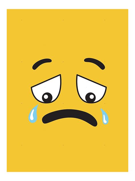 Funny Emoji Sad Face Emoji Graphic - Inspire Uplift