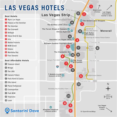 Tuscany Hotel Las Vegas Map | Printable Templates Free