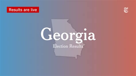 Georgia Senate Election: County Map and Results - The New York Times