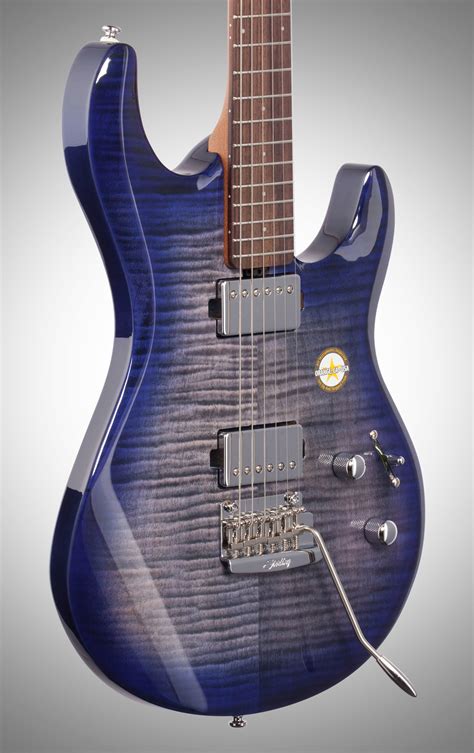 Sterling by Music Man LK100HH Steve Lukather Electric Guitar, Blue Burst