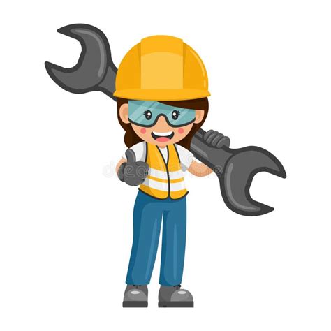 Mechanical Engineer Women Stock Illustrations – 103 Mechanical Engineer ...