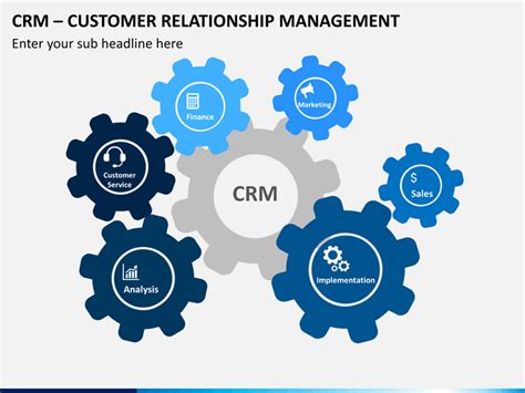 Customer Relationship Mangement (CRM) PowerPoint Template | SketchBubble