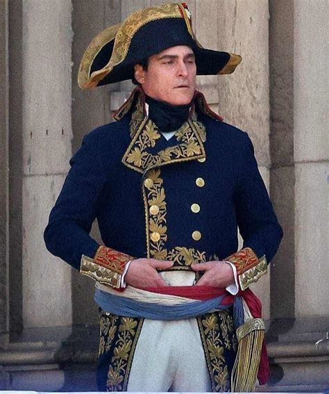 Joaquin Phoenix Napoleon Movie Jacket Outfit