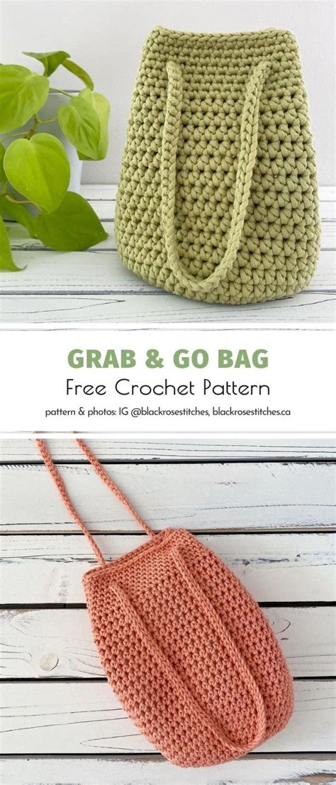 Stylish Crochet Bucket Bags – Ideas and Free Patterns | Crochet bag pattern free, Crochet ...