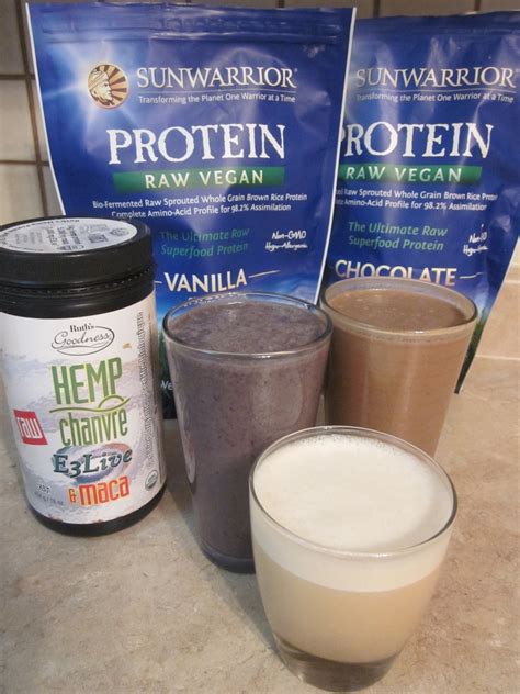 Vegan Protein Shakes with Hemp Protein and SunWarrior – 4 RecipesRobins Key