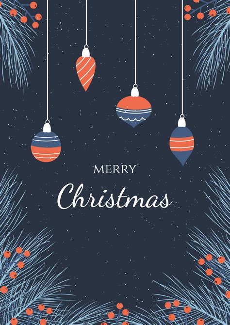 Christmas card design 15696842 Vector Art at Vecteezy