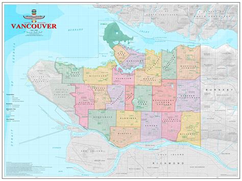 Vancouver, BC neighborhoods by Local Areas maps #map #vancouver #bc # ...