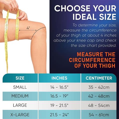 Knee Brace Size Chart– PhysFlex