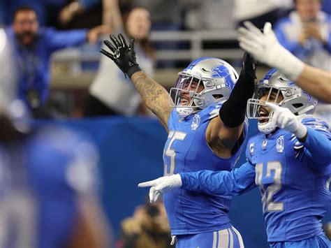 Barnes' late interception sends Ford Field into frenzy, Lions into NFC ...