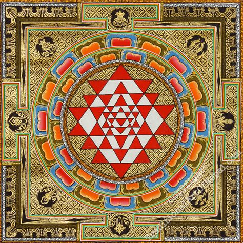 Sri Yantra Mandala | traditionalartofnepal.com