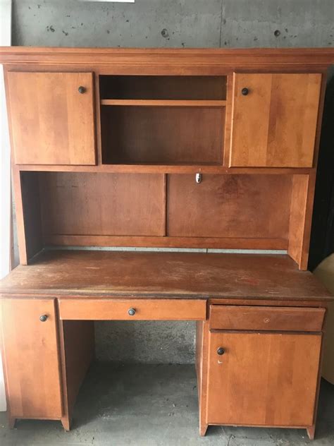 Solid Wood Desk and Hutch - Sudbury, MA Patch