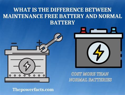 What is the Difference Between Maintenance Free Battery And Normal Battery? - The Power Facts