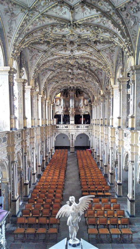 The Chapel inside Frederiksborg Castle in Hillerod, Denmark. It is now the Danish Museum of ...