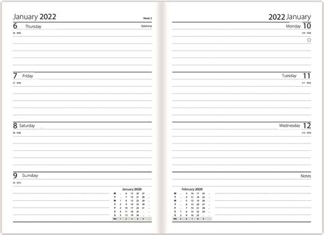 Diary A4 Week To View Metal Corner Diary 2023 – Office 2 Home Ltd