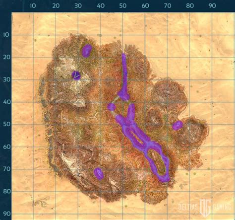 Ark Survival Ascended - Kaprosuchus Spawn Location Map on Scorched ...