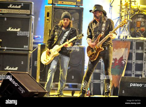 British rock band Motorhead performing live in concert at the Paleo ...