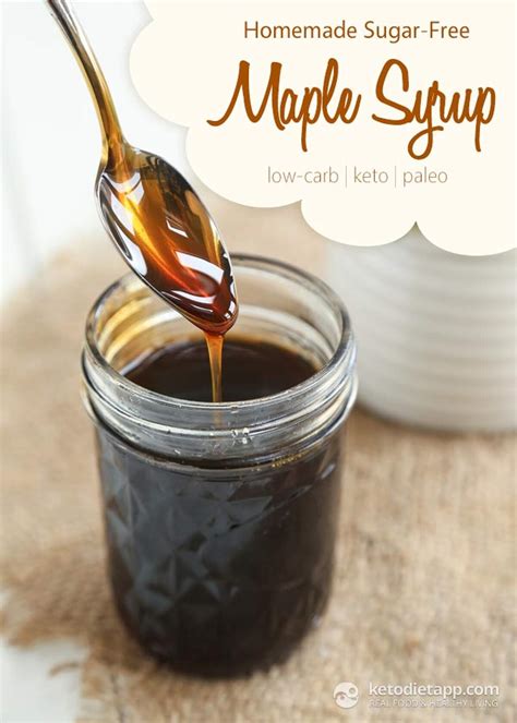 Homemade Sugar-Free Maple Flavored Syrup | KetoDiet Blog