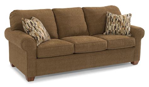 Thornton Fabric Sofa w/ Rolled Arms | Flexsteel.com