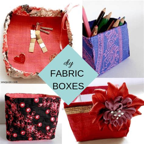 Sew Fabric Boxes: 4 Easy Methods For Homemade Storage - SewGuide