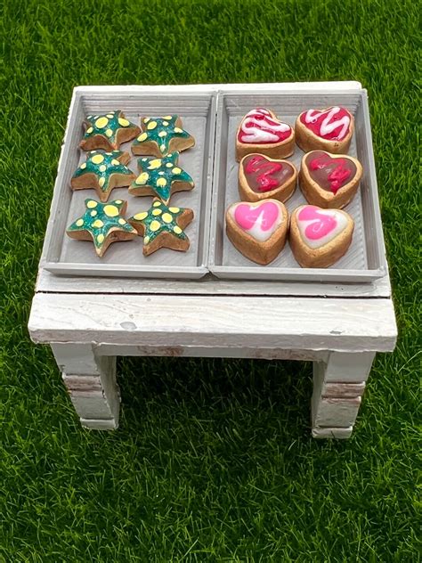 Mini Cookie Tray Miniature Food Display - Etsy