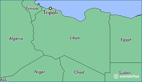 Where is Tripoli, Libya? / Tripoli, Tripoli Map - WorldAtlas.com