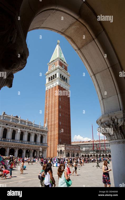 Venice - St Mark's Campanile (Campanile di San Marco) and National ...