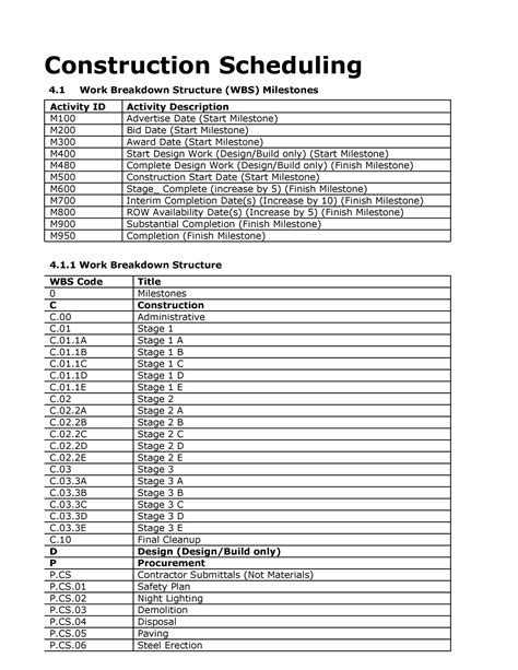 21 Construction Schedule Templates in Word & Excel - Template Lab