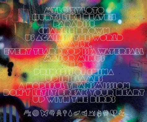 » Coldplay Reveal ‘Mylo Xyloto’ Tracklist