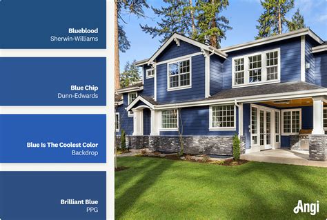 Blue Exterior House Paint Colors