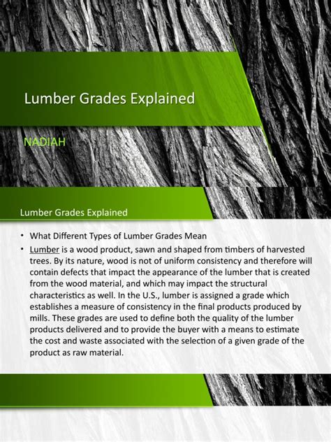 Lumber Grades Explained | PDF | Lumber | Wood