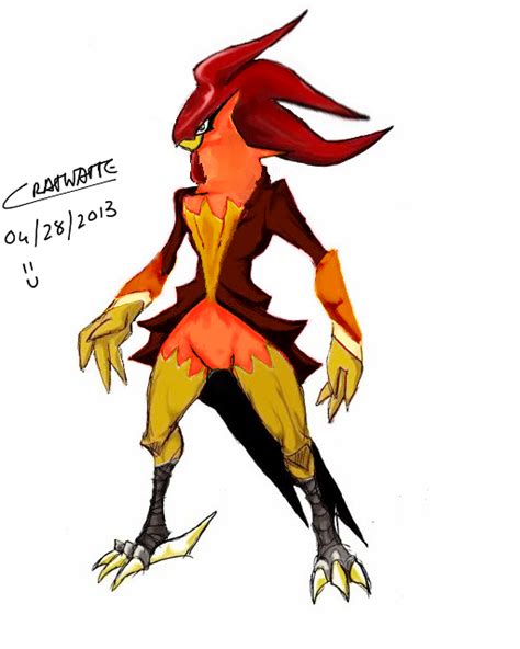 Blaziken Redesigned by Chenks-R on DeviantArt