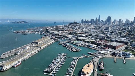 View On San Francisco Harbor - Stock Photos | Motion Array