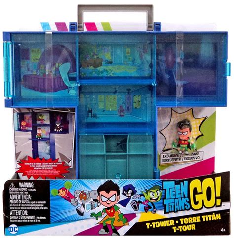 Teen Titans Go T-Tower Carry Case Mattel Toys - ToyWiz