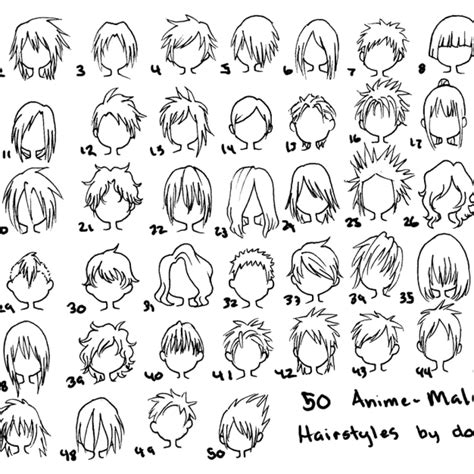Anime Guy Hairstyles Drawing at GetDrawings | Free download