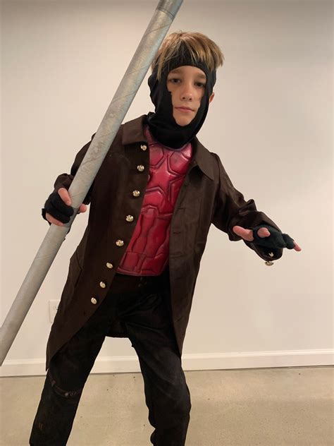 Gambit Homemade Kid's Costume - Etsy