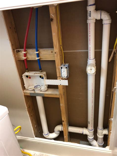 Need to add 2nd standpipe+trap for 2nd washer. Suggestions? : r/Plumbing