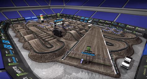 Detroit Supercross track map - Australasian Dirt Bike Magazine