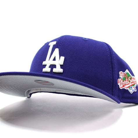 Los Angeles Dodgers 1988 World Series New Era 59Fifty Fitted Hat (Gray ...