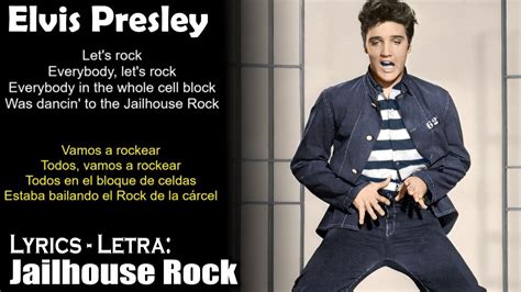 Elvis Presley - Jailhouse Rock (Lyrics English-Spanish) (Inglés-Español ...